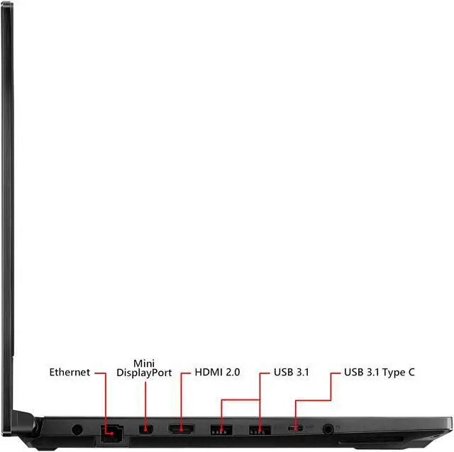 Alt view image 7 of 16 - ASUS ROG Strix SCAR II GL504GS-DH76, 15.6" 144 Hz 3 ms IPS Slim Bezel Display, GeForce GTX 1070 8 GB, Intel Core i7-8750H (up to 3.9 GHz), 512 GB PCIe NVMe M.2 SSD, 16 GB DDR4, RGB Keyboard -- ONLY @ NEWEGG