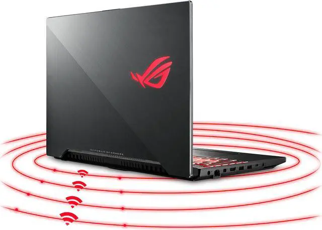 Alt view image 16 of 16 - ASUS ROG Strix SCAR II GL504GS-DH76, 15.6" 144 Hz 3 ms IPS Slim Bezel Display, GeForce GTX 1070 8 GB, Intel Core i7-8750H (up to 3.9 GHz), 512 GB PCIe NVMe M.2 SSD, 16 GB DDR4, RGB Keyboard -- ONLY @ NEWEGG