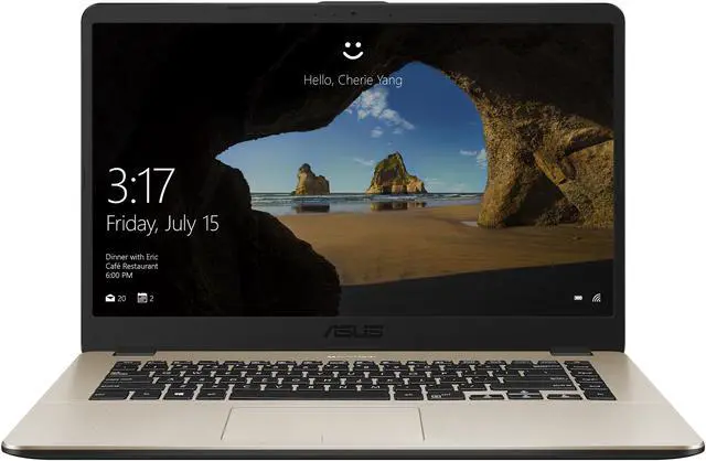 Alt view image 2 of 12 - ASUS VivoBook 15.6" FHD Laptop, Quad-Core Ryzen 5 2500U Processor (up to 3.6 GHz) with Radeon Vega 8 Graphics, 8 GB DDR4, 256 GB M.2 SSD, 802.11ac Wi-Fi - F505ZA-DH51