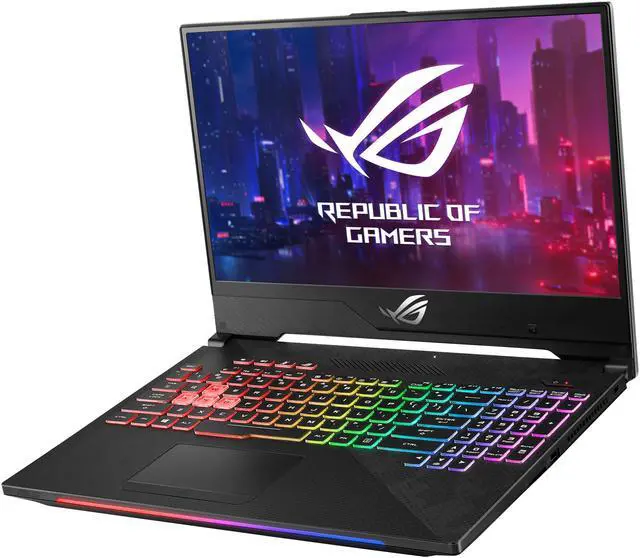 Alt view image 4 of 19 - ASUS - Gaming Laptop - 15.6" 144 Hz IPS-type - Intel Core i7-8750H - NVIDIA GeForce RTX 2070 - 16 GB RAM - 512 GB SSD - RGB Keyboard - Windows 10 - ROG Strix Scar II (GL504GW-DS74)