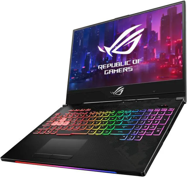 Alt view image 5 of 19 - ASUS - Gaming Laptop - 15.6" 144 Hz IPS-type - Intel Core i7-8750H - NVIDIA GeForce RTX 2070 - 16 GB RAM - 512 GB SSD - RGB Keyboard - Windows 10 - ROG Strix Scar II (GL504GW-DS74)