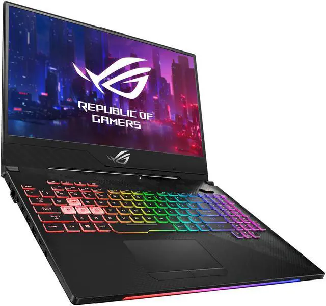 Alt view image 7 of 19 - ASUS - Gaming Laptop - 15.6" 144 Hz IPS-type - Intel Core i7-8750H - NVIDIA GeForce RTX 2070 - 16 GB RAM - 512 GB SSD - RGB Keyboard - Windows 10 - ROG Strix Scar II (GL504GW-DS74)