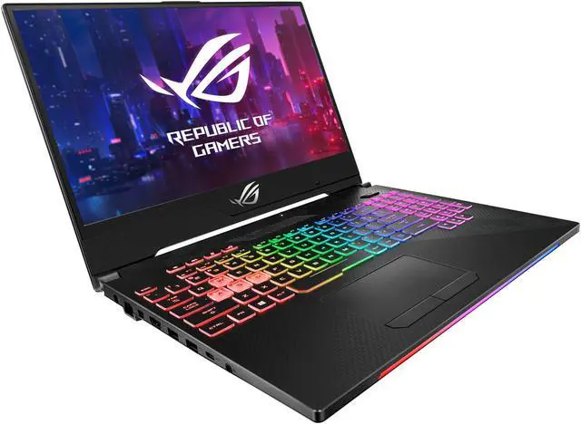 Alt view image 3 of 19 - ASUS - Gaming Laptop - 15.6" 144 Hz IPS-type - Intel Core i7-8750H - NVIDIA GeForce RTX 2070 - 16 GB RAM - 512 GB SSD - RGB Keyboard - Windows 10 - ROG Strix Scar II (GL504GW-DS74)
