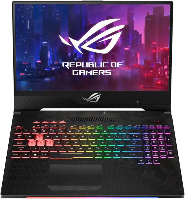 Alt view image 8 of 19 - ASUS - Gaming Laptop - 15.6" 144 Hz IPS-type - Intel Core i7-8750H - NVIDIA GeForce RTX 2070 - 16 GB RAM - 512 GB SSD - RGB Keyboard - Windows 10 - ROG Strix Scar II (GL504GW-DS74)