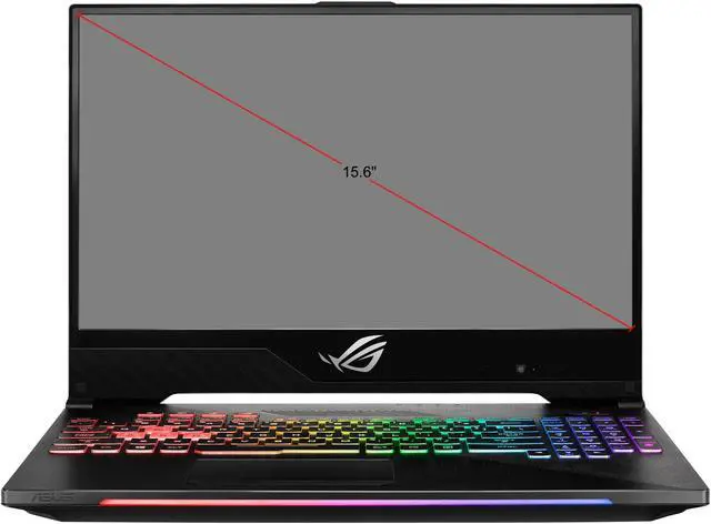 Alt view image 19 of 19 - ASUS - Gaming Laptop - 15.6" 144 Hz IPS-type - Intel Core i7-8750H - NVIDIA GeForce RTX 2070 - 16 GB RAM - 512 GB SSD - RGB Keyboard - Windows 10 - ROG Strix Scar II (GL504GW-DS74)