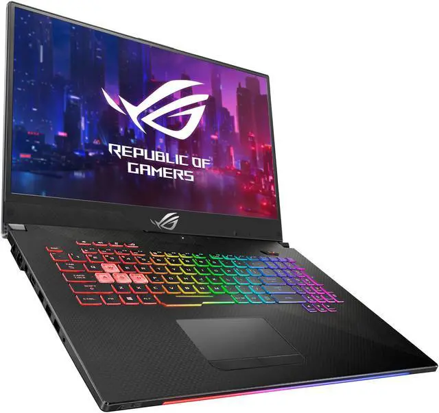 Alt view image 4 of 11 - ASUS ROG Strix SCAR II Gaming Laptop, 17.3" 144 Hz IPS-Type Full HD, NVIDIA GeForce RTX 2060 6 GB, Intel Core i7-8750H, 16 GB DDR4 RAM, 512 GB PCIe SSD, RGB KB, Windows 10 - GL704GV-DS74