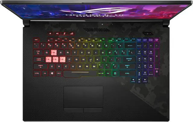Alt view image 8 of 15 - ASUS ROG Strix SCAR II Gaming Laptop, 17.3” 144Hz IPS-Type FHD, NVIDIA GeForce RTX 2070 8GB, Intel Core i7-8750H CPU, 16GB DDR4 RAM, 512GB PCIe SSD + 1TB SSHD, RGB KB, Windows 10 - GL704GW-DS76
