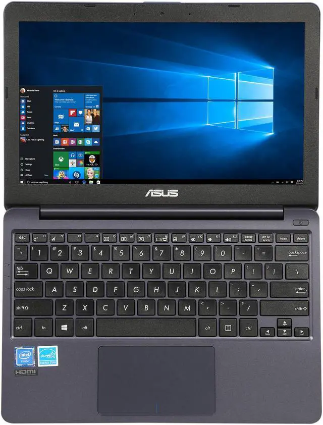 Alt view image 6 of 8 - ASUS Laptop Intel Celeron N4000 4GB Memory 64 GB eMMC SSD Intel HD Graphics 11.6" Non-Touch Screen Windows 10 S 64-bit L203MA-DS04