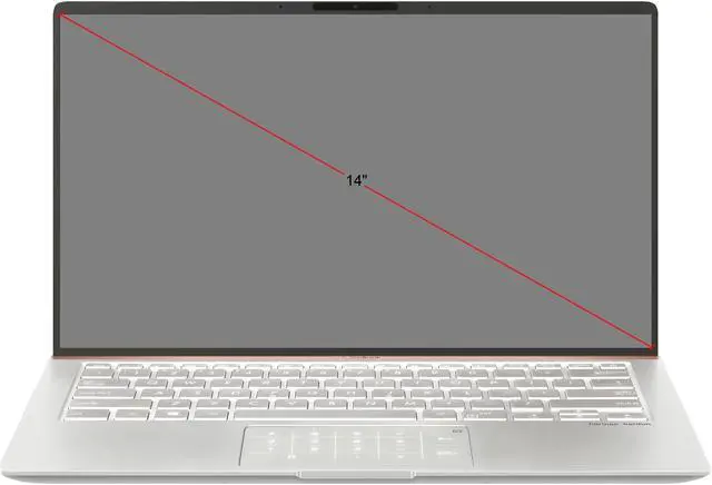 Alt view image 18 of 18 - ASUS ZenBook 14 Ultra-Slim Laptop 14" Full HD NanoEdge Bezel, Intel Core i5-8265U (Whiskey Lake), 8 GB RAM, 256 GB PCIe SSD, Backlit KB, NumberPad, Windows 10 Pro - UX433FA-XH54, Icicle Silver