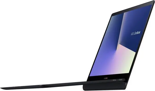Alt view image 6 of 19 - ASUS ZenBook S, 13.3” UHD 4K Touch, 8th Gen Whiskey Lake Intel Core i7-8565U Processor, 16GB RAM, 512GB PCIe SSD, FP Sensor, Thunderbolt, Windows 10 Professional - UX391FA-XH74T Deep Dive Blue laptop