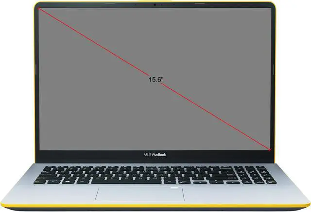 Alt view image 16 of 16 - ASUS VivoBook S15 15.6" Whiskey Lake Intel Core i5-8265U Processor, 8 GB DDR4, 256 GB SSD, Windows 10 - S530FA-DB51-YL, Portable IPS Full HD NanoEdge Bezel Laptop, Backlit Keyboard