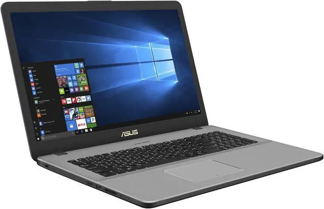 Alt view image 2 of 12 - ASUS VivoBook Pro 17 Thin and Portable Laptop, 17.3" Full HD, Intel Core i7-8565U, NVIDIA GeForce GTX 1050, 16 GB RAM, 1 TB HDD + 256 GB SSD, 802.11ac WiFi, USB-C, Backlit KB, Windows 10 - N705FD-ES76
