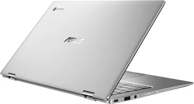Alt view image 11 of 14 - ASUS Chromebook Flip C434 2-in-1 Laptop 14" Touchscreen Full HD 4-Way NanoEdge, Intel Core m3-8100Y Processor, 4 GB RAM, 64 GB eMMC Storage, All-Metal Body, Backlit KB, Silver, Chrome OS, C434TA-DSM4T