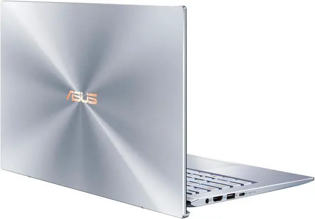 Alt view image 16 of 19 - ASUS ZenBook 14, Intel Core Whiskey Lake i7-8565U, 8 GB RAM, 512 GB NVMe PCIe SSD, Wi-Fi 5, Windows 10, Silver Blue, Ultra Thin and Light Laptop, 4-Way NanoEdge 14" FHD UX431FA-ES74