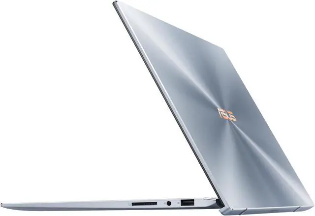 Alt view image 17 of 19 - ASUS ZenBook 14, Intel Core Whiskey Lake i7-8565U, 8 GB RAM, 512 GB NVMe PCIe SSD, Wi-Fi 5, Windows 10, Silver Blue, Ultra Thin and Light Laptop, 4-Way NanoEdge 14" FHD UX431FA-ES74