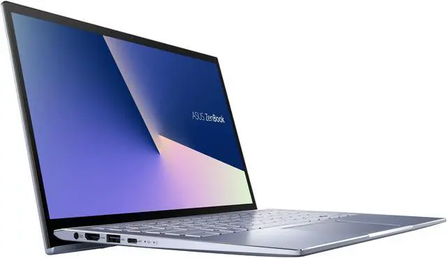 Alt view image 7 of 19 - ASUS ZenBook 14, Intel Core Whiskey Lake i7-8565U, 8 GB RAM, 512 GB NVMe PCIe SSD, Wi-Fi 5, Windows 10, Silver Blue, Ultra Thin and Light Laptop, 4-Way NanoEdge 14" FHD UX431FA-ES74