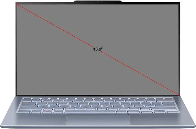 Alt view image 6 of 19 - ASUS ZenBook S13 Ultra Thin & Light Laptop 13.9" FHD, Intel Core i7-8565U CPU, GeForce MX150, 8 GB RAM, 512 GB PCIe SSD, Windows 10 Pro, Silver Blue, UX392FN-XS71