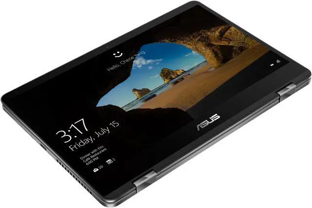 Alt view image 8 of 18 - ASUS ZenBook Flip Intel Core i5-8265U 8 GB LPDDR3 Memory 256GB SSD Intel UHD Graphics 620 14.0" Touch Screen 1920 x 1080 Convertible 2-in-1 Laptop Windows 10 Home 64-bit UX461FA-DH51T