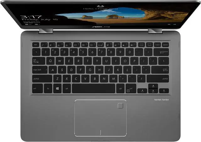 Alt view image 9 of 18 - ASUS ZenBook Flip Intel Core i5-8265U 8 GB LPDDR3 Memory 256GB SSD Intel UHD Graphics 620 14.0" Touch Screen 1920 x 1080 Convertible 2-in-1 Laptop Windows 10 Home 64-bit UX461FA-DH51T