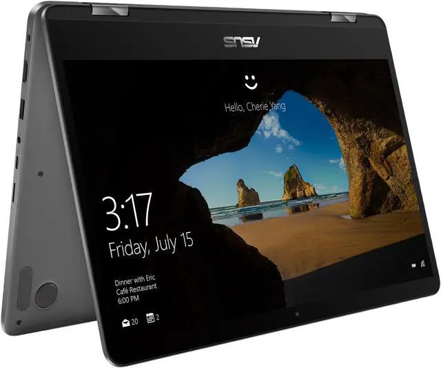 Alt view image 5 of 18 - ASUS ZenBook Flip Intel Core i5-8265U 8 GB LPDDR3 Memory 256GB SSD Intel UHD Graphics 620 14.0" Touch Screen 1920 x 1080 Convertible 2-in-1 Laptop Windows 10 Home 64-bit UX461FA-DH51T