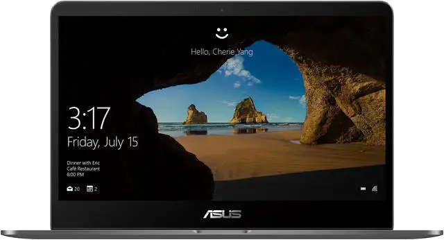 Alt view image 2 of 18 - ASUS ZenBook Flip Intel Core i5-8265U 8 GB LPDDR3 Memory 256GB SSD Intel UHD Graphics 620 14.0" Touch Screen 1920 x 1080 Convertible 2-in-1 Laptop Windows 10 Home 64-bit UX461FA-DH51T