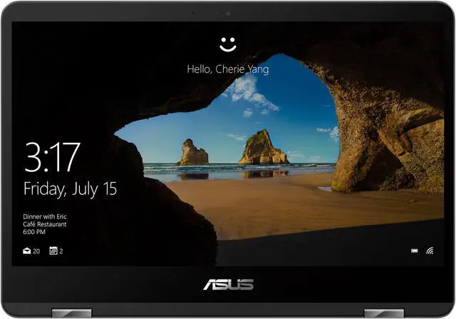 Alt view image 7 of 18 - ASUS ZenBook Flip Intel Core i5-8265U 8 GB LPDDR3 Memory 256GB SSD Intel UHD Graphics 620 14.0" Touch Screen 1920 x 1080 Convertible 2-in-1 Laptop Windows 10 Home 64-bit UX461FA-DH51T