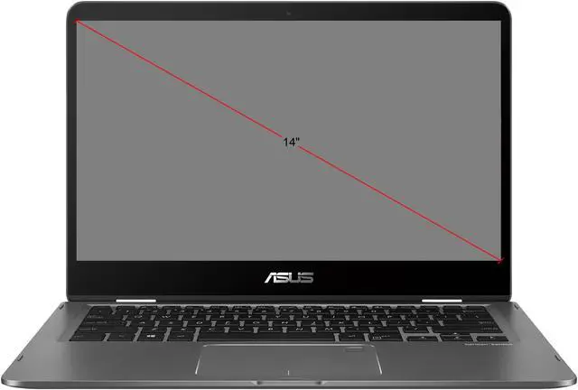 Alt view image 16 of 18 - ASUS ZenBook Flip Intel Core i5-8265U 8 GB LPDDR3 Memory 256GB SSD Intel UHD Graphics 620 14.0" Touch Screen 1920 x 1080 Convertible 2-in-1 Laptop Windows 10 Home 64-bit UX461FA-DH51T
