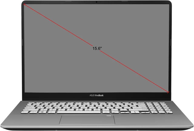 Alt view image 17 of 17 - ASUS VivoBook Slim and Portable Laptop, 15.6" FHD, Intel Core i7-8565U CPU, 8 GB DDR4, 256 GB SSD + 1 TB HDD, NanoEdge, NVIDIA GeForce MX150, Gun Metal Grey, Windows 10, S530FN-BH73