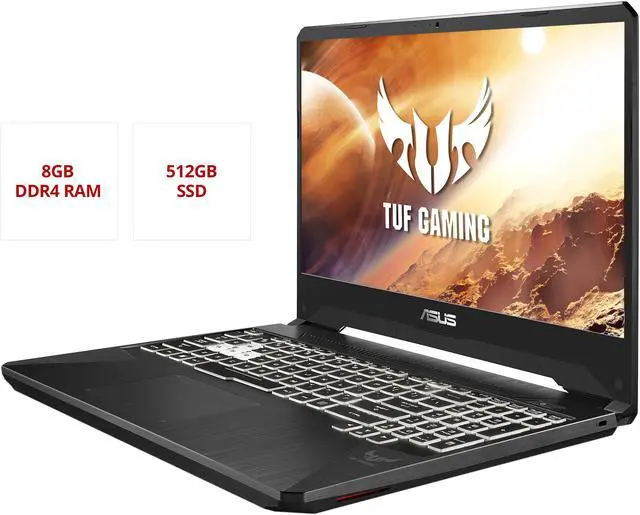 Alt view image 13 of 15 - ASUS - Gaming Laptop - 15.6" 120 Hz IPS-type - AMD Ryzen 7 3750H (up to 4.0 GHz) - NVIDIA GeForce GTX 1650 - 8 GB RAM - 512 GB SSD - Gigabit Wi-Fi 5 - Windows 10 Home - TUF (FX505DT-EB73)