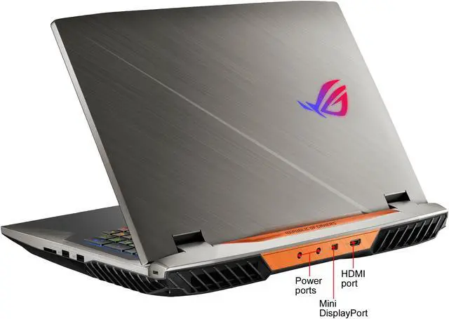Alt view image 19 of 19 - ASUS ROG G703GX (2019) Gaming Laptop, 17.3" FHD 144 Hz G-Sync, Overclocked GeForce RTX 2080, 9th Gen Intel Core i7-9750H, 32 GB RAM, 512 GB PCIe SSD + 1 TB SSHD, Windows 10 Pro, G703GX-XB76