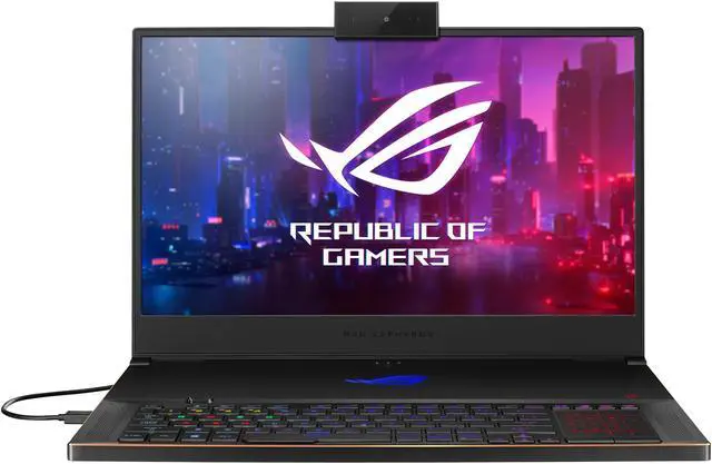 Alt view image 4 of 20 - Asus - Gaming Laptop - 17.3" FHD IPS-type 144 Hz G-Sync, Intel Core i7-9750H, NVIDIA GeForce RTX 2070, 16 GB DDR4 RAM, 1 TB SSD, Windows 10 Home, ROG Zephyrus S GX701 (GX701GW-DB76)