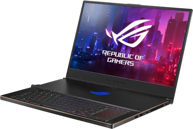 Main image of Asus - Gaming Laptop - 17.3" FHD IPS-type 144 Hz G-Sync, Intel Core i7-9750H, NVIDIA GeForce RTX 2070, 16 GB DDR4 RAM, 1 TB SSD, Windows 10 Home, ROG Zephyrus S GX701 (GX701GW-DB76)