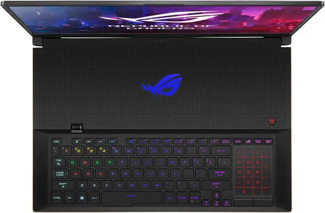 Alt view image 7 of 20 - ASUS - Gaming Laptop - 17.3" FHD 144 Hz, Intel Core i7-9750H (2.60 GHz), NVIDIA GeForce RTX 2080 Max-Q, 32 GB RAM, 1 TB SSD, Windows 10 Pro 64-bit, ROG Zephyrus (GX701GX-XB78)