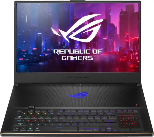 Alt view image 5 of 20 - ASUS - Gaming Laptop - 17.3" FHD 144 Hz, Intel Core i7-9750H (2.60 GHz), NVIDIA GeForce RTX 2080 Max-Q, 32 GB RAM, 1 TB SSD, Windows 10 Pro 64-bit, ROG Zephyrus (GX701GX-XB78)