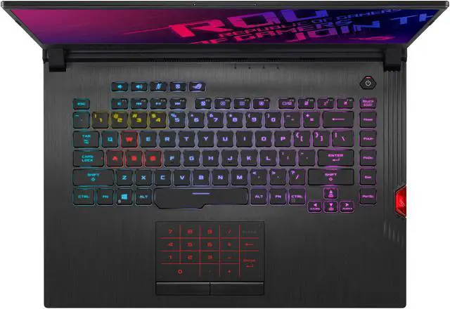Alt view image 10 of 20 - ASUS ROG Strix Hero III - 15.6" 144 Hz - GeForce RTX 2070 - Intel Core i7-9750H - 16 GB DDR4 - 512 GB SSD - Per-Key RGB KB - Windows 10 Pro - Gaming Laptop (G531GW-XB74)