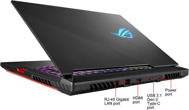Alt view image 16 of 20 - ASUS ROG Strix Hero III - 15.6" 144 Hz - GeForce RTX 2070 - Intel Core i7-9750H - 16 GB DDR4 - 512 GB SSD - Per-Key RGB KB - Windows 10 Pro - Gaming Laptop (G531GW-XB74)
