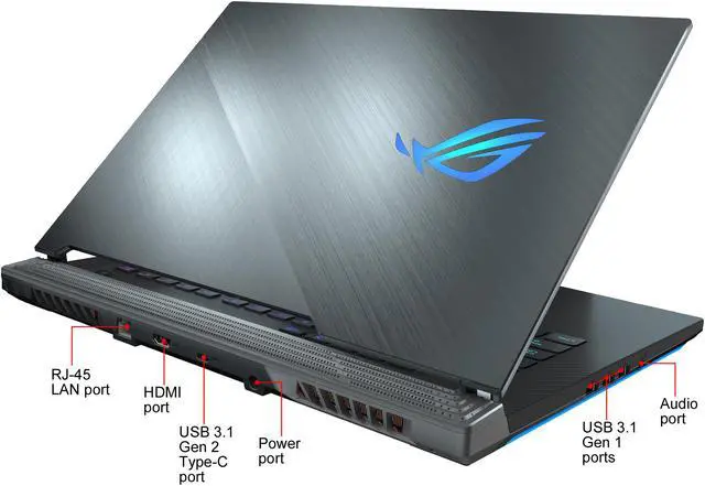Alt view image 8 of 8 - ASUS ROG Scar III G531GW-DB76 15.6" 240 Hz IPS Intel Core i7 9th Gen 9750H (2.60 GHz) NVIDIA GeForce RTX 2070 16 GB Memory 1 TB SSD Windows 10 Home 64-bit Gaming Laptop