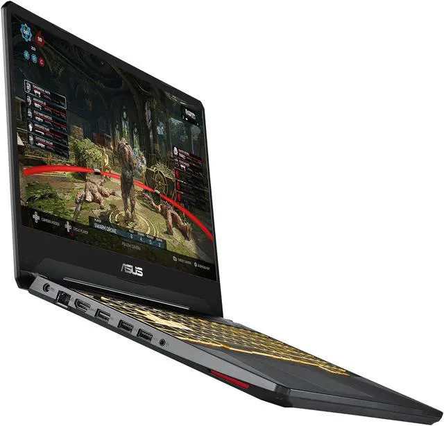 Alt view image 5 of 9 - ASUS - Gaming Laptop - 15.6" 120 Hz IPS-type - AMD Ryzen 7 3750H (up to 4.0 GHz) - NVIDIA GeForce GTX 1660 Ti - 16 GB RAM - 256 GB SSD - 1 TB HDD - Windows 10 Home - TUF (TUF505DU-EB74)