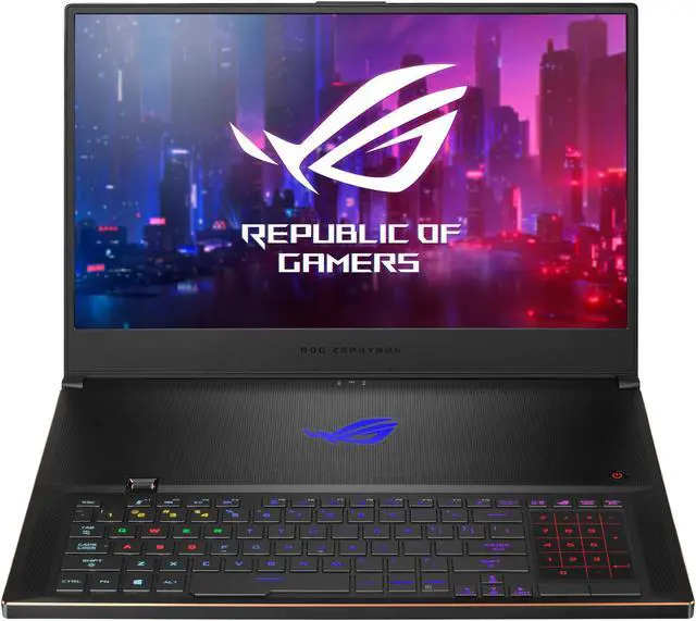 Alt view image 5 of 20 - ASUS - Gaming Laptop - 17.3" 144 Hz IPS G-Sync - Intel Core i7-9750H - NVIDIA GeForce RTX 2060 - 16 GB RAM - 512 GB SSD - Windows 10 Home - ROG Zephyrus S GX701 (GX701GV-PB74)