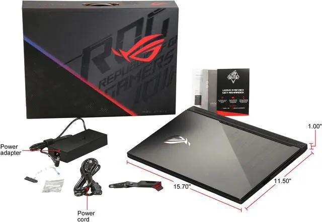 Alt view image 17 of 17 - ASUS ROG Strix III Hero - 17.3" GeForce RTX 2060 - Intel Core i7-9750H  - 16GB Memory - 512 GB PCIe SSD - Windows 10 Home 64-bit - Gaming Laptop - 144 Hz (G731GV-DB74 )