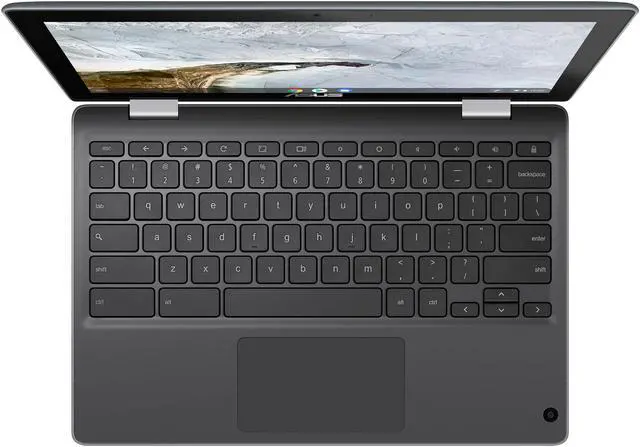 Alt view image 11 of 20 - ASUS Chromebook Flip C214MA-YS02T Chromebook Intel Celeron N4000 (1.10 GHz) 4 GB LPDDR4 Memory 32 GB eMMC 11.6" Touchscreen Chrome OS - OEM