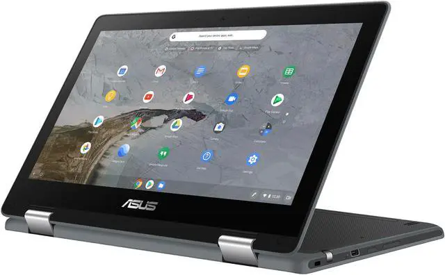 Alt view image 3 of 20 - ASUS Chromebook Flip C214MA-YS02T Chromebook Intel Celeron N4000 (1.10 GHz) 4 GB LPDDR4 Memory 32 GB eMMC 11.6" Touchscreen Chrome OS - OEM