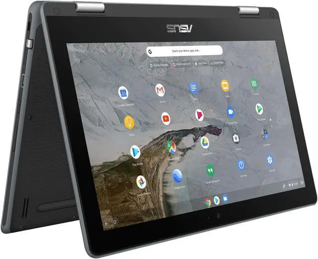 Alt view image 6 of 20 - ASUS Chromebook Flip C214MA-YS02T Chromebook Intel Celeron N4000 (1.10 GHz) 4 GB LPDDR4 Memory 32 GB eMMC 11.6" Touchscreen Chrome OS - OEM