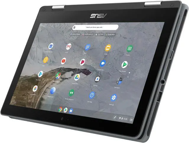Alt view image 7 of 20 - ASUS Chromebook Flip C214MA-YS02T Chromebook Intel Celeron N4000 (1.10 GHz) 4 GB LPDDR4 Memory 32 GB eMMC 11.6" Touchscreen Chrome OS - OEM