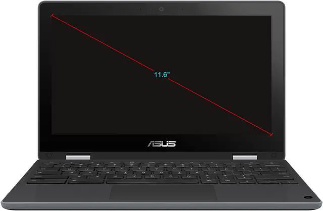Alt view image 18 of 20 - ASUS Chromebook Flip C214MA-YS02T Chromebook Intel Celeron N4000 (1.10 GHz) 4 GB LPDDR4 Memory 32 GB eMMC 11.6" Touchscreen Chrome OS - OEM
