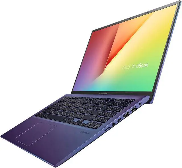 Alt view image 5 of 20 - ASUS VivoBook F512 Thin & Light Laptop, 15.6" FHD NanoEdge WideView, AMD R5-3500U, 8 GB DDR4, 128 GB SSD + 1 TB HDD, Backlit KB, Fingerprint, Windows 10, Peacock Blue, F512DA-EB55-BL - OEM
