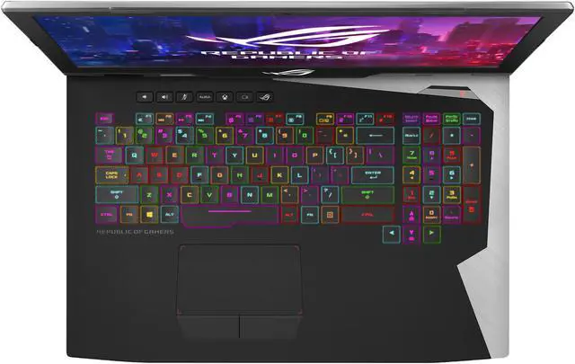 Alt view image 8 of 20 - ASUS ROG G703GX (2019) Gaming Laptop, 17.3” Full HD 144Hz G-Sync, Overclocked GeForce RTX 2080, Intel Core i9-9980HK, 32GB DDR4, 1TB SSD RAID 0 (2x 512GB M.2), Windows 10 Pro, G703GX-XB96K