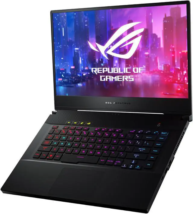 Alt view image 4 of 14 - Asus - Gaming laptop - 15.6" FHD IPS 240 Hz G-Sync, Intel Core i7-9750H, NVIDA GeForce RTX 2070, 16 GB DDR4 RAM, 1 TB SSD, Per-key RGB, Windows 10 Pro, ROG Zephyrus S (GX502GW-XB76)