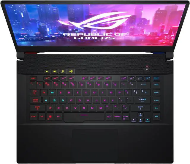 Alt view image 7 of 14 - Asus - Gaming laptop - 15.6" FHD IPS 240 Hz G-Sync, Intel Core i7-9750H, NVIDA GeForce RTX 2070, 16 GB DDR4 RAM, 1 TB SSD, Per-key RGB, Windows 10 Pro, ROG Zephyrus S (GX502GW-XB76)