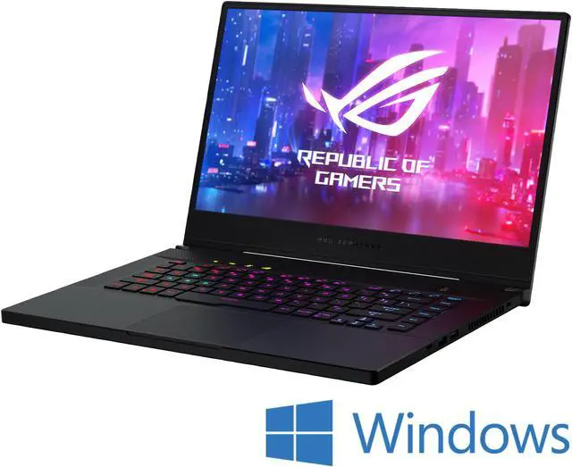 Main image of Asus - Gaming laptop - 15.6" FHD IPS 240 Hz G-Sync, Intel Core i7-9750H, NVIDA GeForce RTX 2070, 16 GB DDR4 RAM, 1 TB SSD, Per-key RGB, Windows 10 Pro, ROG Zephyrus S (GX502GW-XB76)